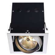 AIXLIGHT PRO 1 FRAME Einbaurahmen, silbergrau / schwarz