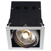 AIXLIGHT PRO 1 FRAME Einbaurahmen, silbergrau / schwarz