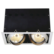 AIXLIGHT PRO 2 FRAME Einbaurahmen, silbergrau / schwarz