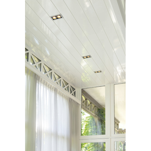 SLV AIXLIGHT PRO 50 2 FRAME Einbaurahmen, silbergrau / schwarz