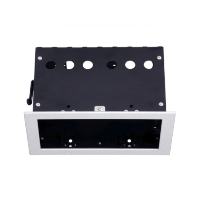 AIXLIGHT PRO 50 2 FRAME Einbaurahmen, silbergrau / schwarz