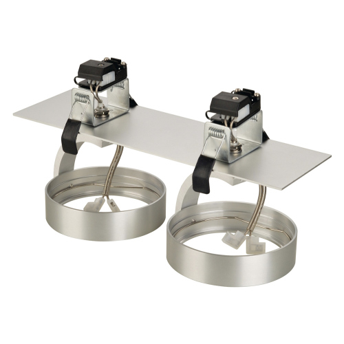 SLV KALU RECESSED 2 Einbauleuchte alu brushed, 2xQRB111, max. 2x50W