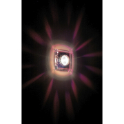 CRYSTAL I Downlight, eckig, chrom/Kristall klar, MR16, max. 35W