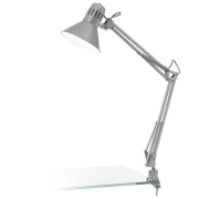 Tischleuchten TL-KLEMMLEUCHTE/1 SILBER FIRMO