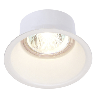 SLV HORN GU10 Downlight, rund, weiss, max. 50W