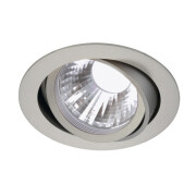 NEW TRIA LED DISK Downlight, rund, silbergrau, 4000K, 35°