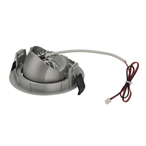 SLV TRITON 6 GIMBLE Downlight, rund, silber eloxiert, 6x1W LED, warmweiss, schwenkbar