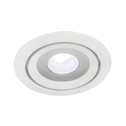 LUZO LED DISK, Deckeneinbauring, rund, weiss, 4000K, 11W, 85°