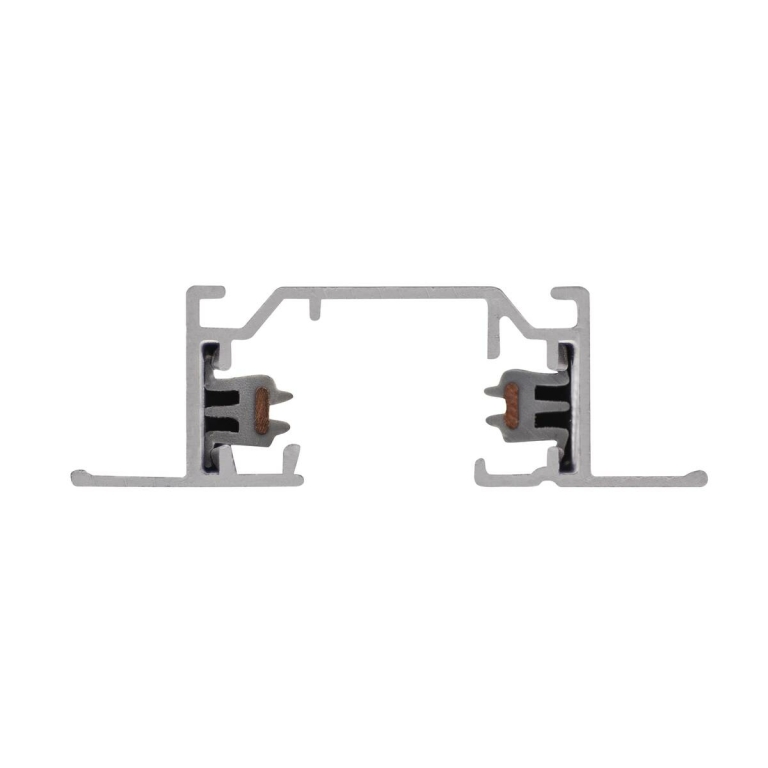 SLV 1-Phasen Einbau-Stromschiene 2m weiß