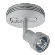 Deckenrosette für 1P.-Adapter, silbergrau
