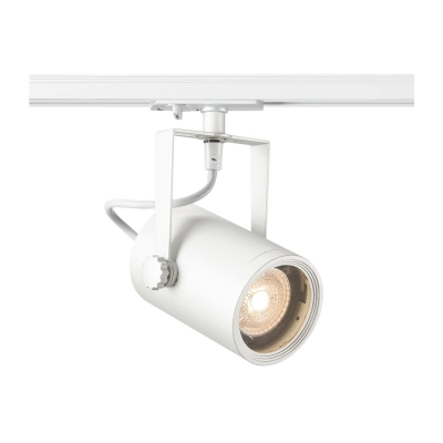 SLV EURO SPOT 1~ Strahler weiß GU10 QPAR51 max. 25W für 1Phasen Hochvolt-Stromschiene inkl. Adapter