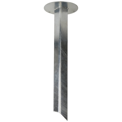 SLV Erdspieß Edelstahl verzinkt für SLV Standleuchten RUSTY ROUND 40 / 70, Höhe 50cm