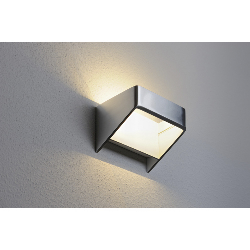 SLV DACU SPACE Wandleuchte, alu brushed/weiss, 5W LED, 3000K
