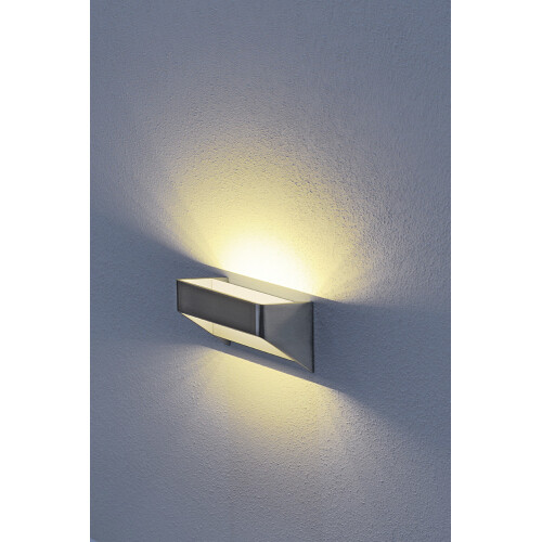 SLV DACU SPACE Wandleuchte, alu brushed/weiss, 5W LED, 3000K