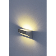 DACU SPACE Wandleuchte, alu brushed/weiss, 5W LED, 3000K