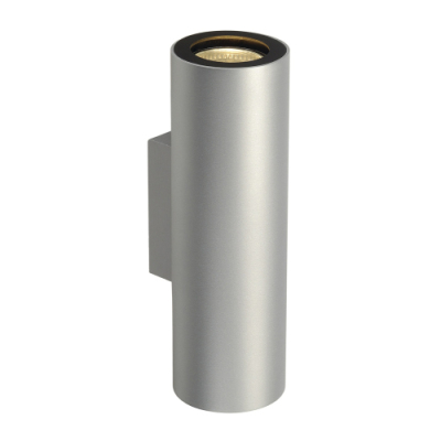 SLV ENOLA_B UP/DOWN Wandleuchte, silbergrau/schwarz, 2xGU10, max. 50W