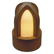 RUSTY CONE Bodenleuchte, eisen gerostet, E14, max. 40W, IP54