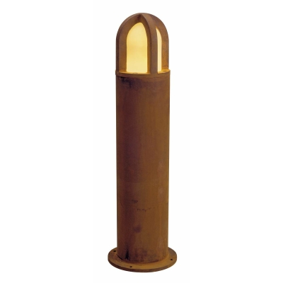 SLV RUSTY® CONE 70 Außenleuchte Gartenleuchte rund E27 TC-DSE max. 11W IP54 FeCSi-Stahl gerostet Höhe 70cm