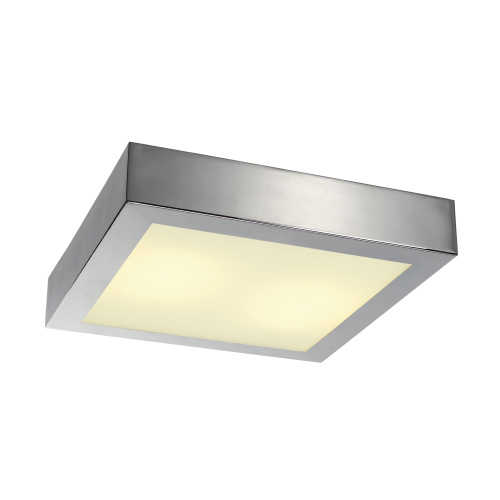 SLV XERXES CHROME Deckenleuchte, eckig, chrom, TC-DE, 2x18W