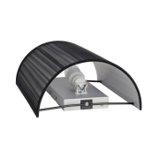 LASSON Wandleuchte, WL-3, schwarz, E27, max. 40W