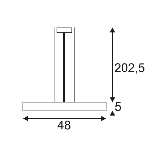 SLV AIXLIGHT R DUO QRB111 Pendelleuchte, rund, silbergrau, QRB111, max. 2x50W