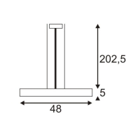 AIXLIGHT R DUO QRB111 Pendelleuchte, rund, silbergrau, QRB111, max. 2x50W
