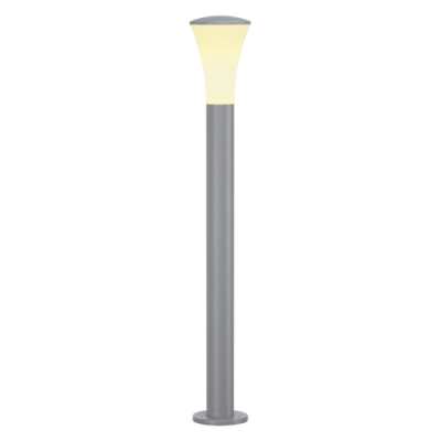 ALPA CONE 100 Stehleuchte, silbergrau, E27 ESL, max. 24W, IP55