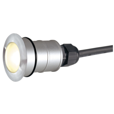 SLV POWER TRAIL-LITE round, Edelstahl 316, 1W LED, 3000K, IP67