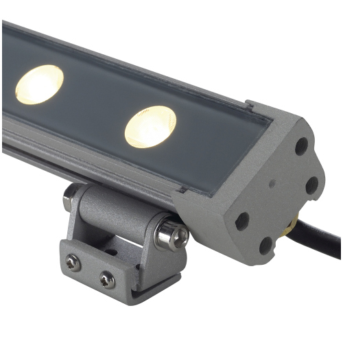 SLV GALEN LED PROFIL 100cm, silbergrau, 18x1W, warmweiss, IP65