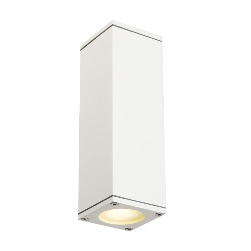 SLV 229531 THEO UP/DOWN OUT Wandleuchte eckig weiss GU10 max. 2x35W |  Lampen1a