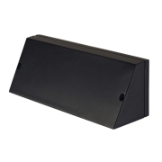 PEMA SQUARE Wandleuchte, schwarz, E27, max. 15W