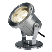 NAUTILUS LED 304B, Edelstahl gebürstet, 3x1W warmweiss, IP55