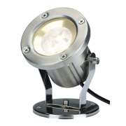 NAUTILUS LED 304B, Edelstahl gebürstet, 3x1W warmweiss, IP55