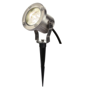NAUTILUS LED 304S, Edelstahl gebürstet, 3x1W warmweiss, IP55