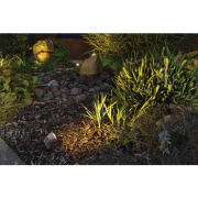 NAUTILUS SPIKE LED KOMPAKT, silbergrau, 230V, 3,3W, warmweiss, IP44