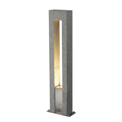 SLV ARROCK ARC GU10, Stehleuchte, Granit, salt & pepper, GU10, max. 35W