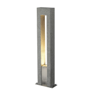 ARROCK ARC GU10, Stehleuchte, Granit, salt & pepper, GU10, max. 35W