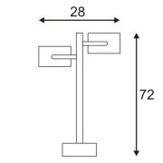 SITRA 360 SL Aussenleuchte, anthrazit, GX53, max. 2x9W