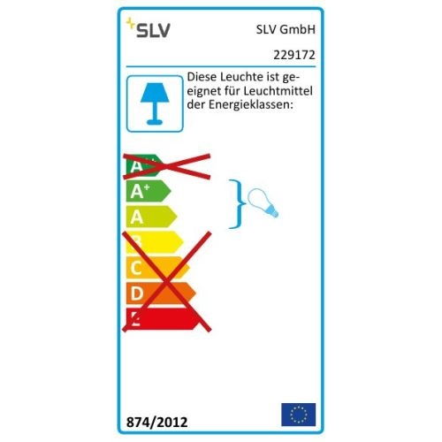 SLV BIG NAILS 80 Stehleuchte, Edelstahl 304, E27 ESL, max. 15W, IP44