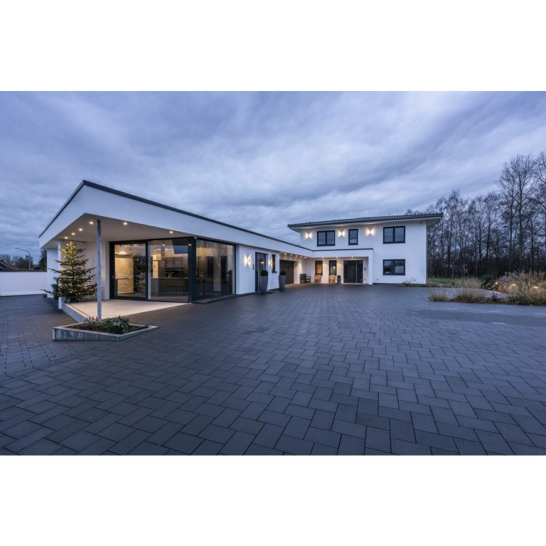 SLV LED Außenwandleuchte LOGS WALL anthrazit eckig Aluminium IP65 9.5W 3000K 520lm Up/Down