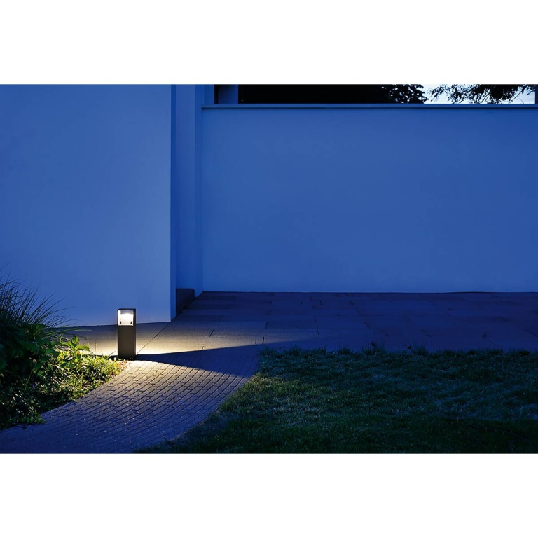 SLV Outdoor LED Standleuchte LOGS 40 anthrazit IP65 9.5W 3000K 570lm IK04 230V
