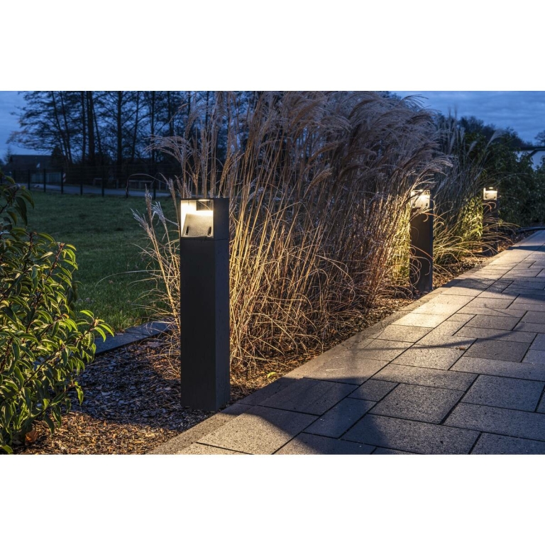 SLV Outdoor LED Standleuchte LOGS 70 anthrazit IP65 9.5W 3000K 570lm IK04 230V
