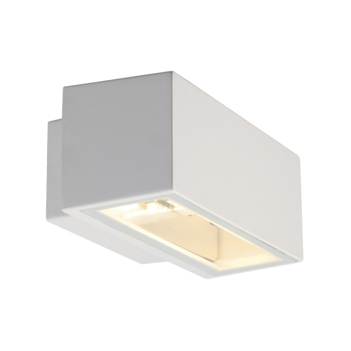 BOX R7s Wandleuchte, eckig, weiss, R7s, max. 80W, up-down