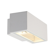BOX R7s Wandleuchte, eckig, weiss, R7s, max. 80W, up-down
