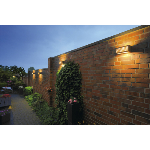 SLV BOX-L E27 Wandleuchte, eckig, rostfarben, E27, max. 18W