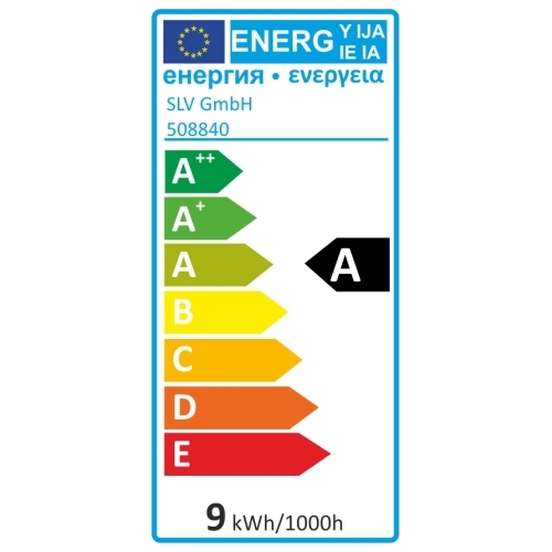 SLV Energiesparlampe, E14, 9W, 2700K, Kerzenform