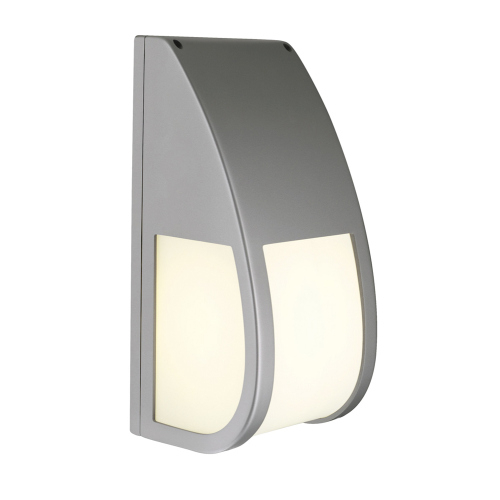 SLV KERAS ELT Wandleuchte, silbergrau, E27 ESL, max. 25W, IP54
