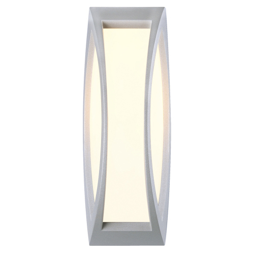 SLV MERIDIAN II Außenwandleuchte IP54 silbergrau E27 max. 25W