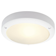 SLV BULAN Deckenleuchte, rund, weiss, E14, max. 60W, satiniertes Glas