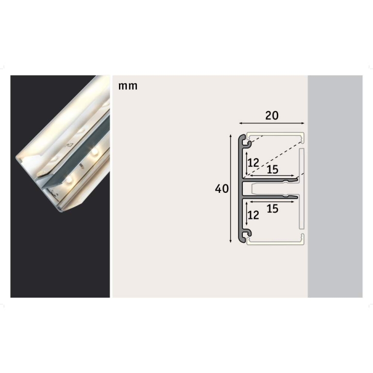 Paulmann Duo Profil 1m